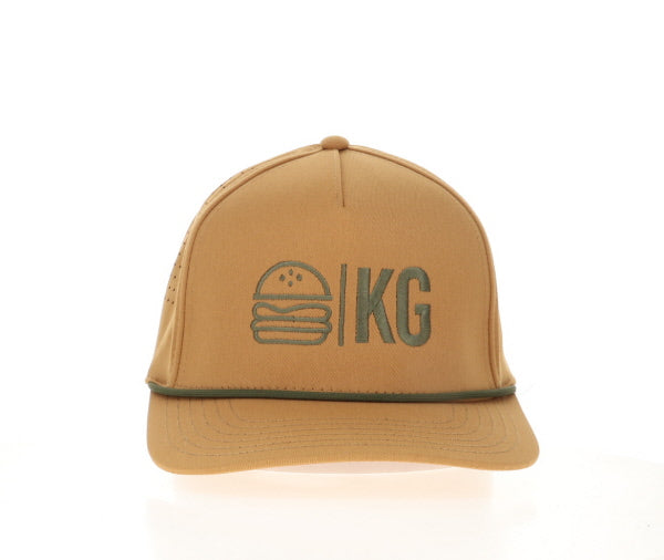 KG Classic Snapback Rope Hat - Tan